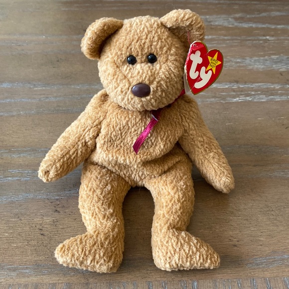 Original “Curly” TY Beanie Baby - Picture 1 of 13